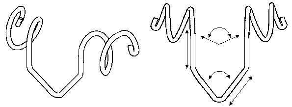 Oblique rear view of pendant positioner plus straight on rear view.